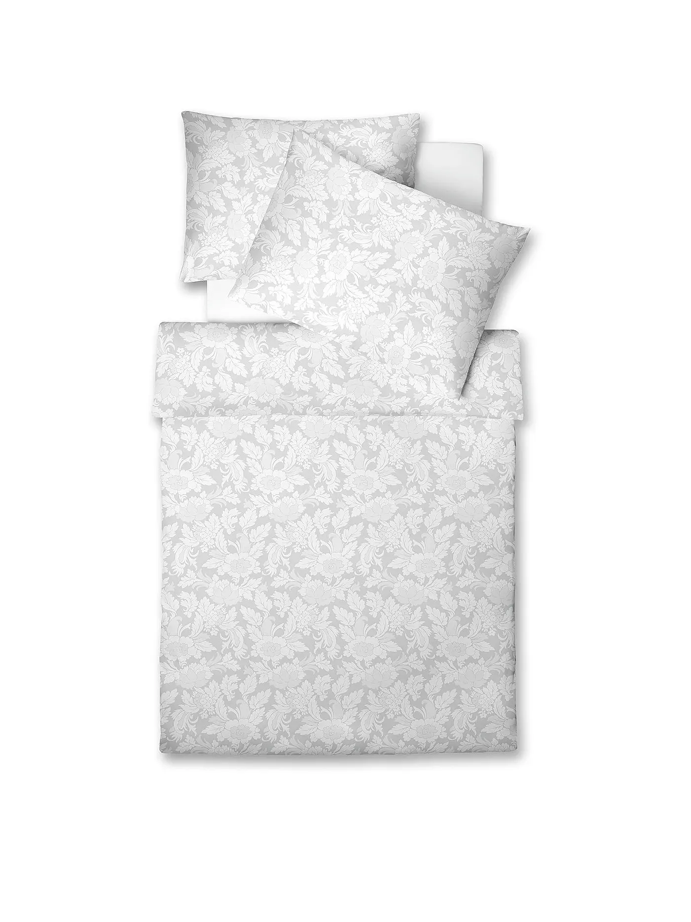 FLEURESSE | Damast Bettwäsche Opal 70x90cm / 140x200cm | 